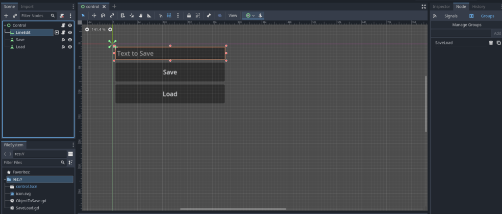 Saving Game Setting Changes [4.1.2] - Godot Forums